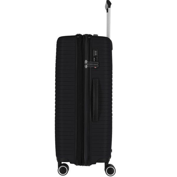 Валіза Travelite Orbita Black на 4 колесах L (103л,3,5кг) (51x77x30см)