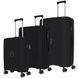 Валіза Travelite Orbita Black на 4 колесах L (103л,3,5кг) (51x77x30см)